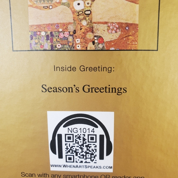 Gustav Klimt Frieze II Christmas Cards Season's Greetings Boxed Set Of 15 - Picture 4 of 7